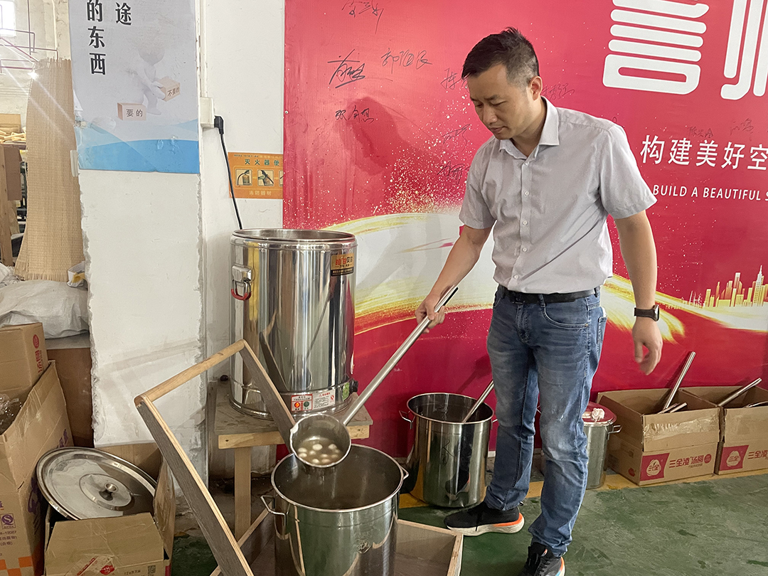 冬至福至，温暖备至丨度高酒店家具为员工派送暖心汤圆