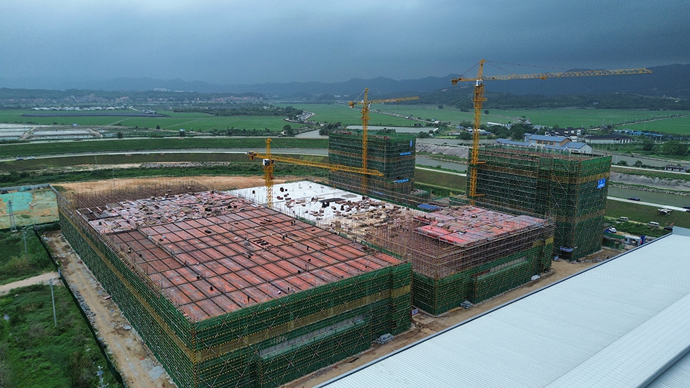 度高酒店家具数字化智造基地最新施工进度