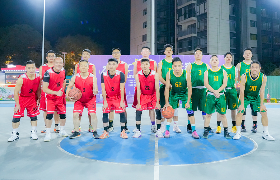 篮下争锋，火力全开！度高酒店家具代表队闪耀荷城街道总商会第四届男子篮球赛