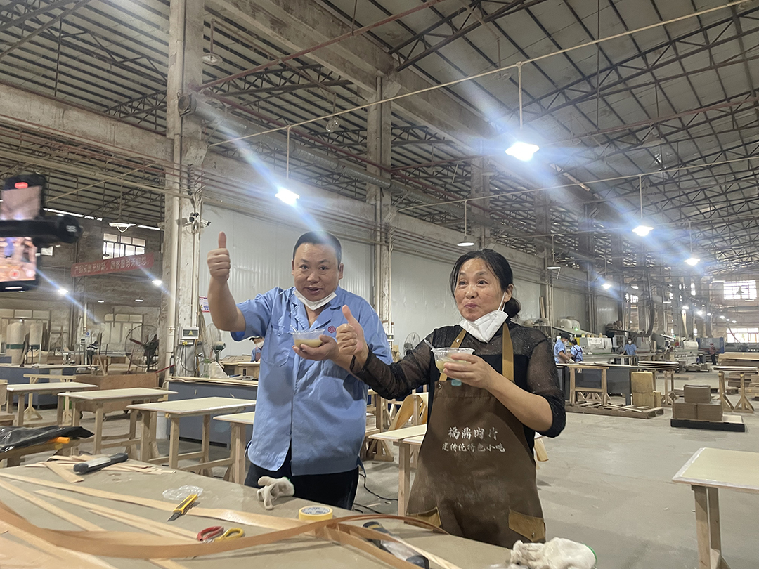 家具厂员工福利 - 冬至暖心汤圆